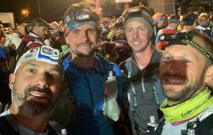 Parés pour le départ. Bon courage à eux !