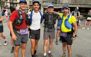 parés pour le départ des 49 km du trail du haut giffre